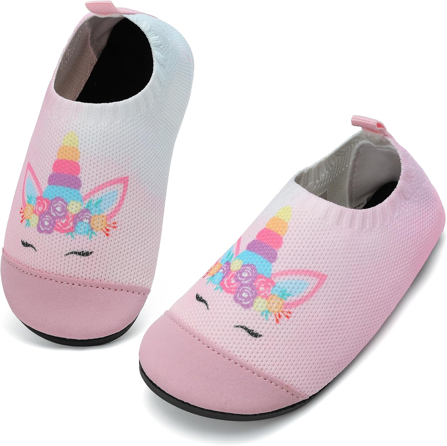 Detalle de VOLHAL Hausschuhe Kinder (Unisex) Barfußschuhe mit Flyknit-Technologie, rutschfester Lauflernschuh