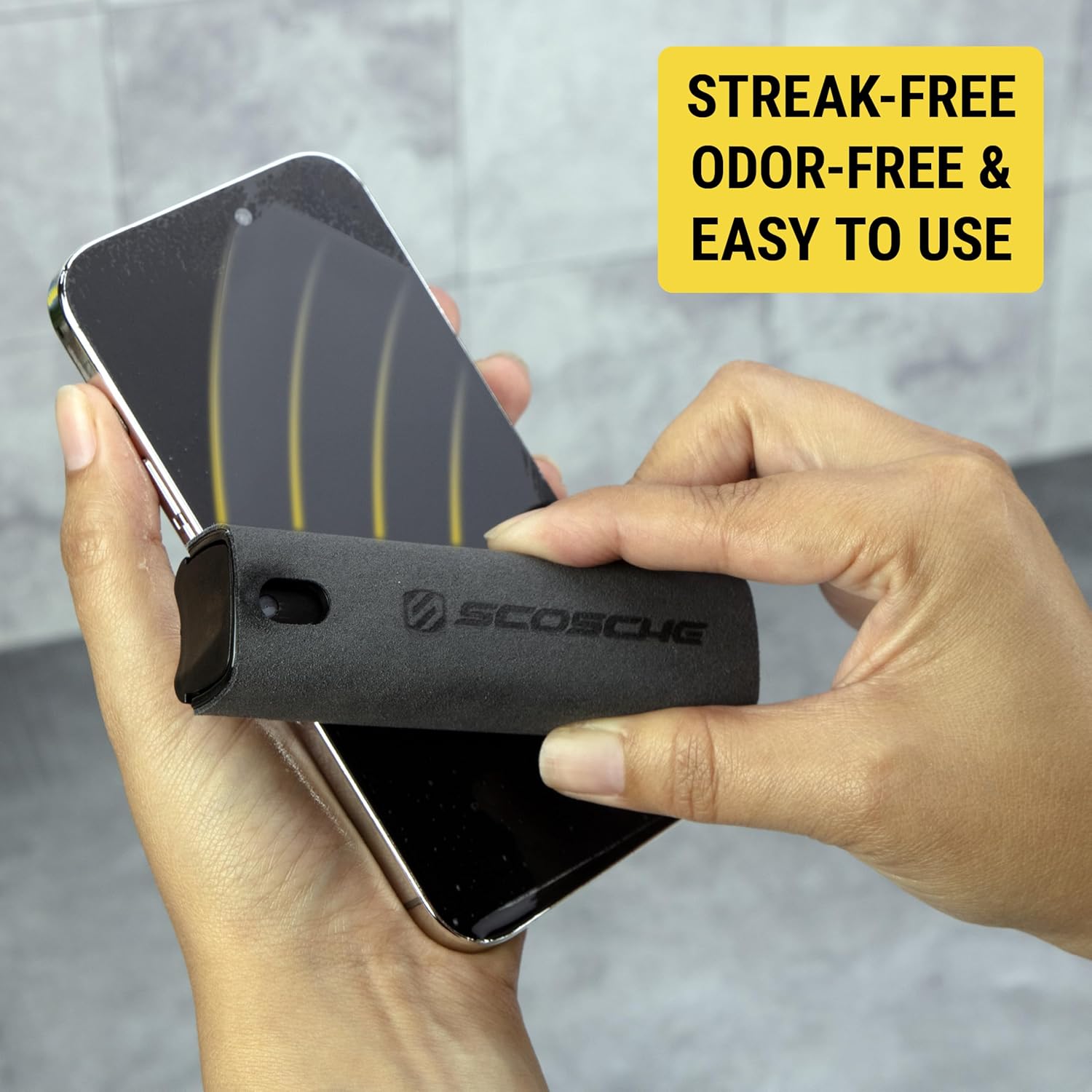 Thumbnail 1 de Scosche 2-in-1 Electronic Cleaner Spray with Microfiber Cloth (2-pack, 20ml) for Screens