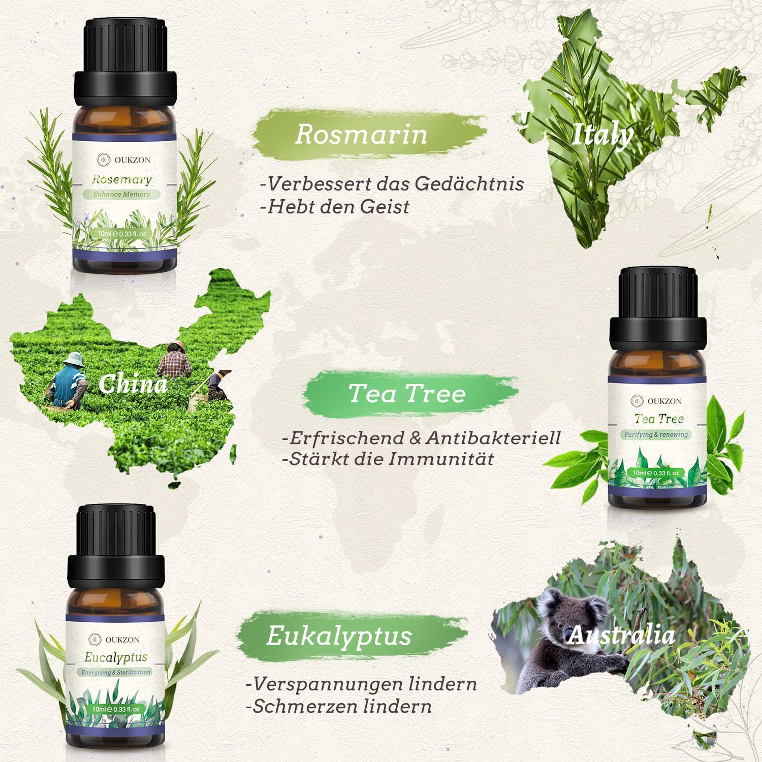 Thumbnail 3 de Ätherische Öle Set 8x10 ml für Duft