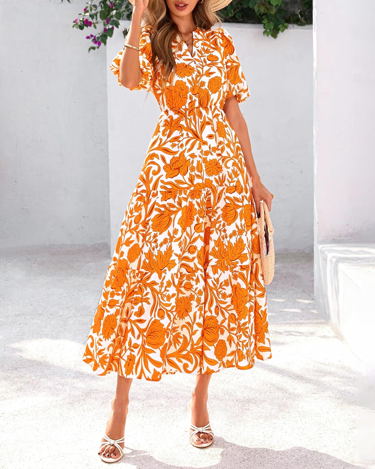 Thumbnail 2 de Dowerme Women's Summer Dress 2026 Maxi Boho Floral With Pockets