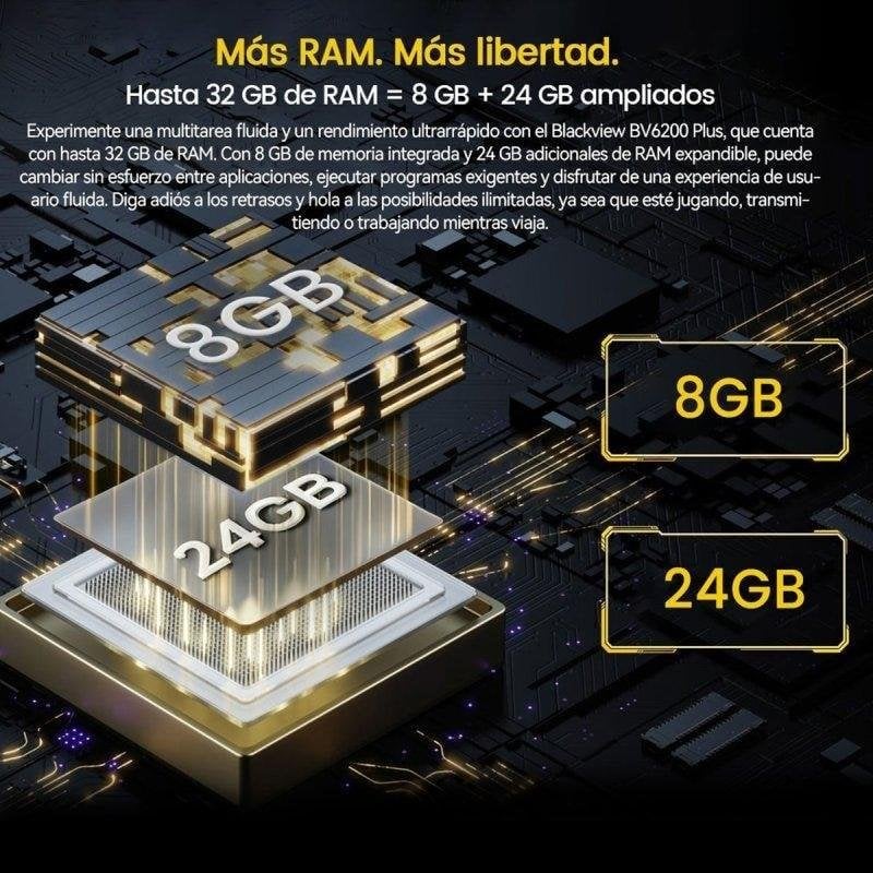 Detalle 2 de Blackview móvil 128 GB