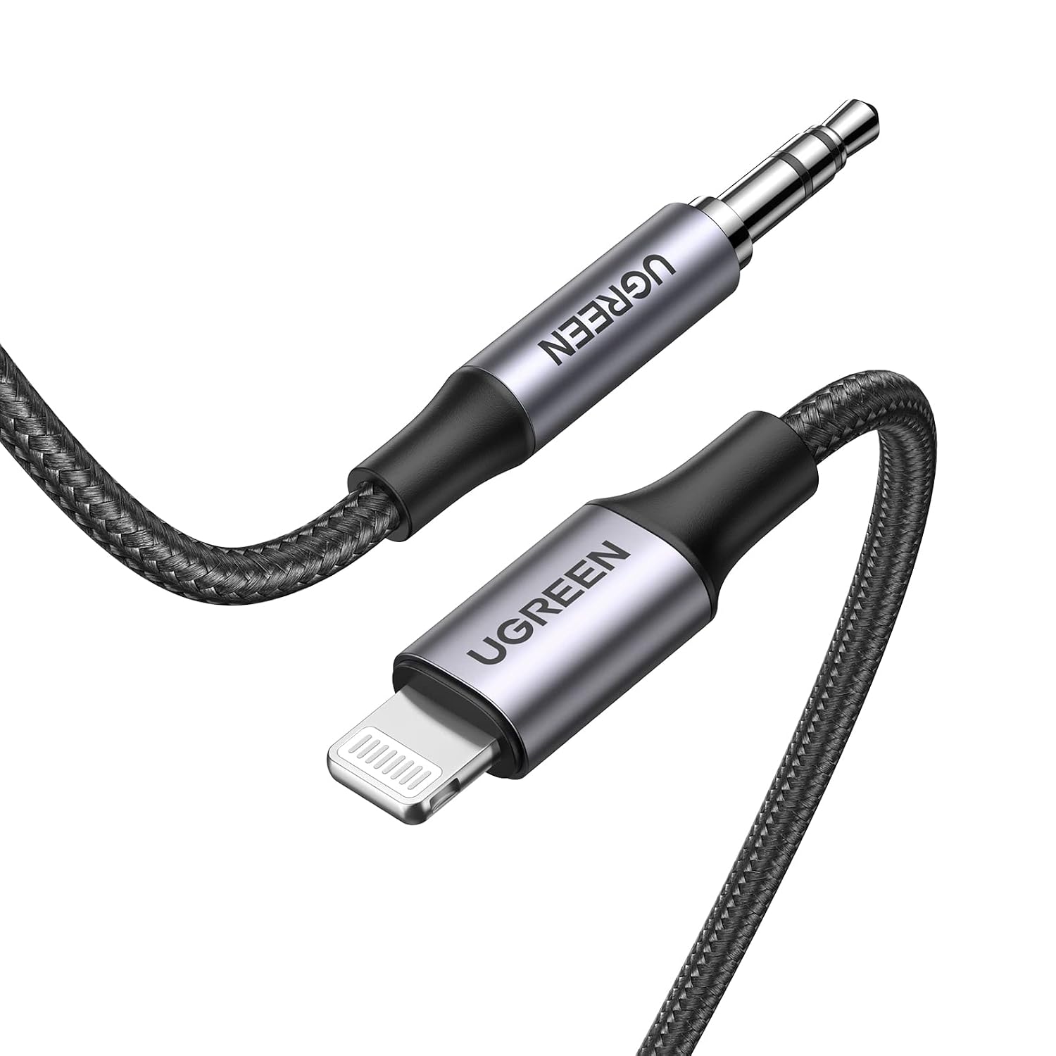 Detalle de UGREEN Câble Lightning Jack 3,5 mm MFi 1M