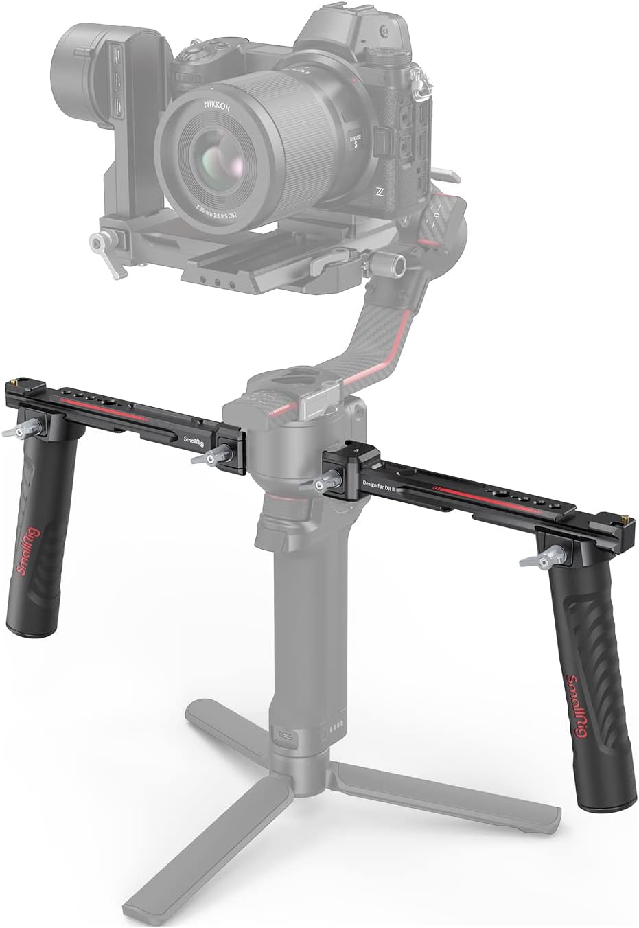Detalle de SMALLRIG Dual Handgriff 3027 für DJI RS 2/RSC 2/RS 3/RS 3 Pro und RS 4 Pro