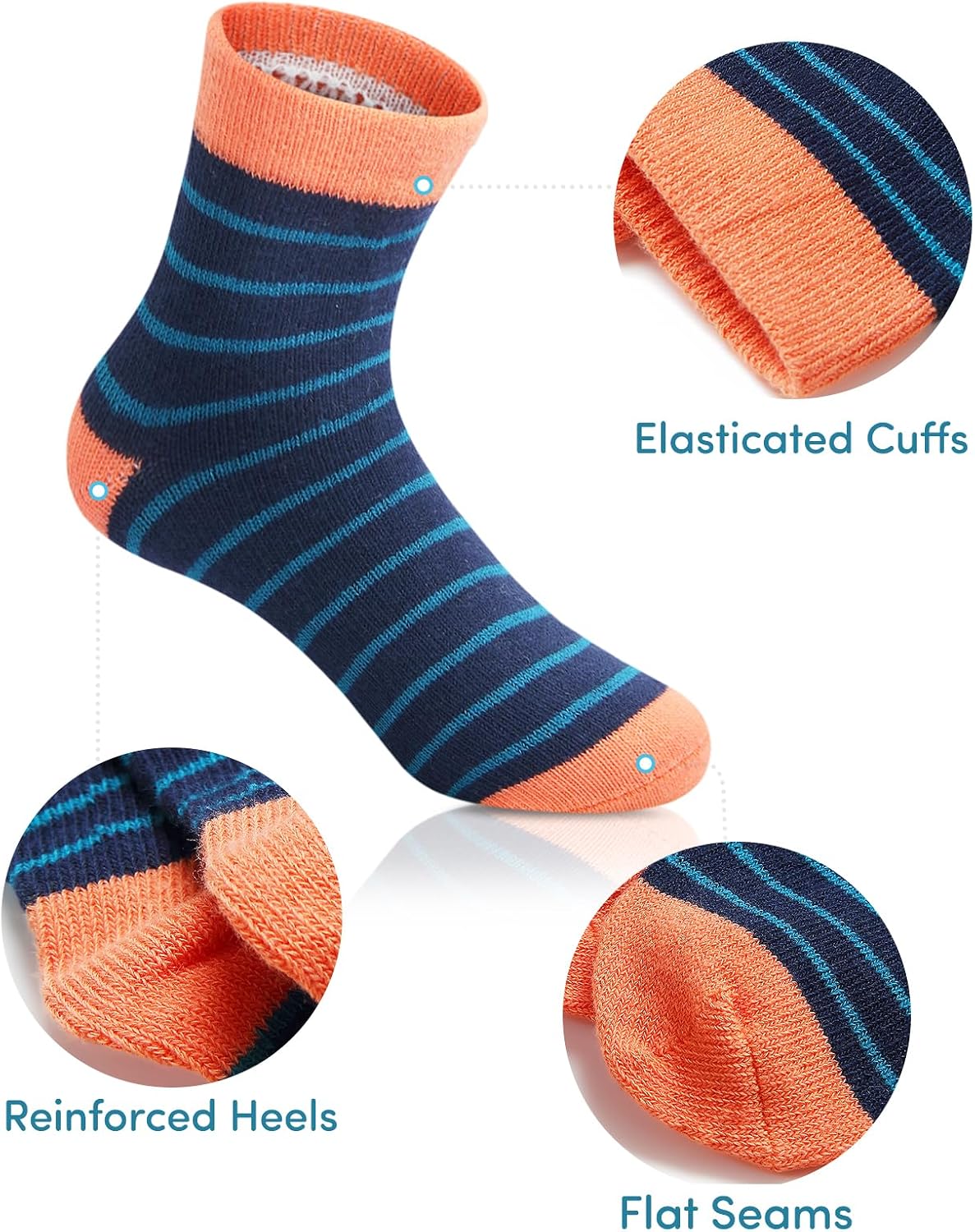 Thumbnail 4 de Adorel Jungen Socken Baumwolle 10er-Pack
