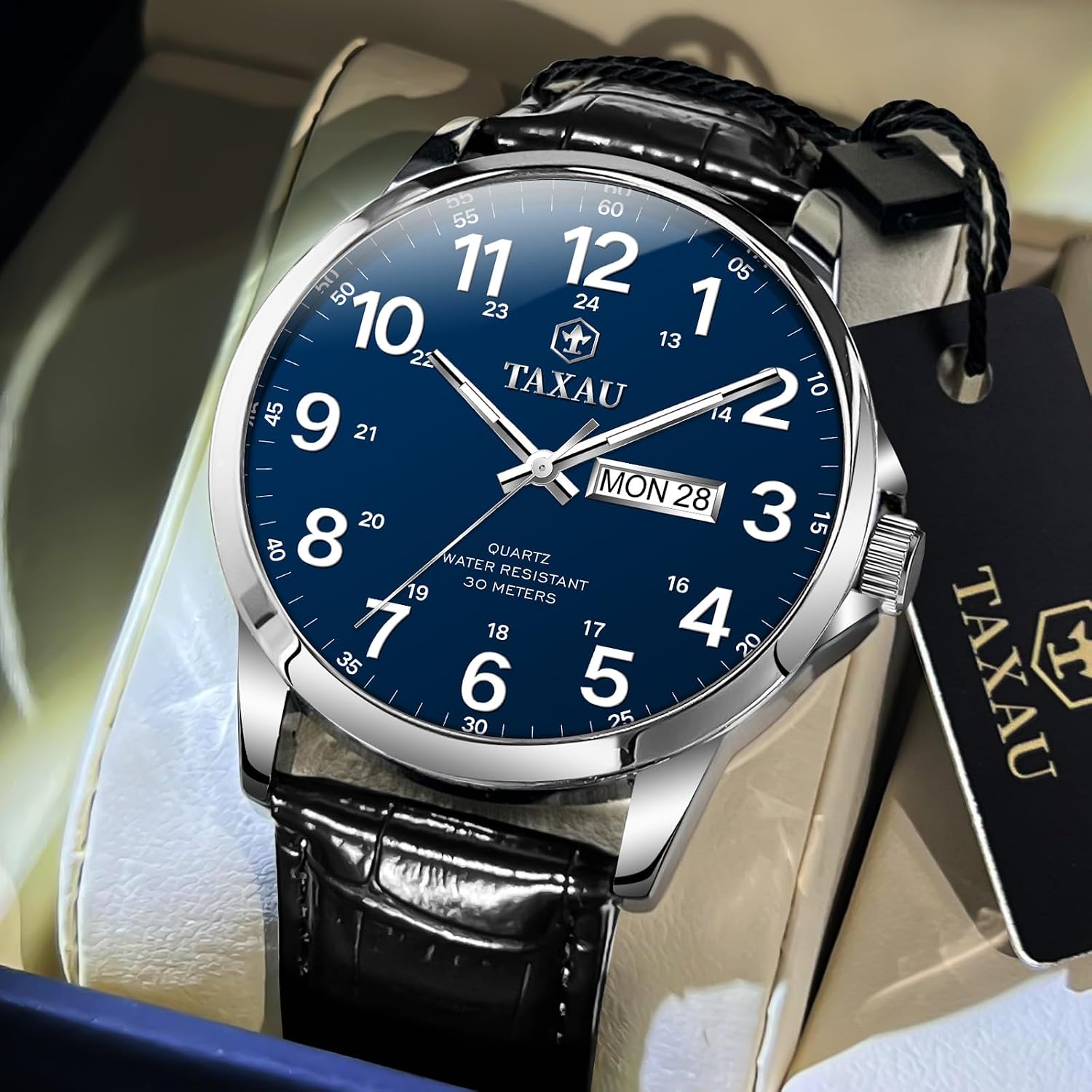 Detalle 2 de Taxau Wasserdicht Herrenuhr Gentleman