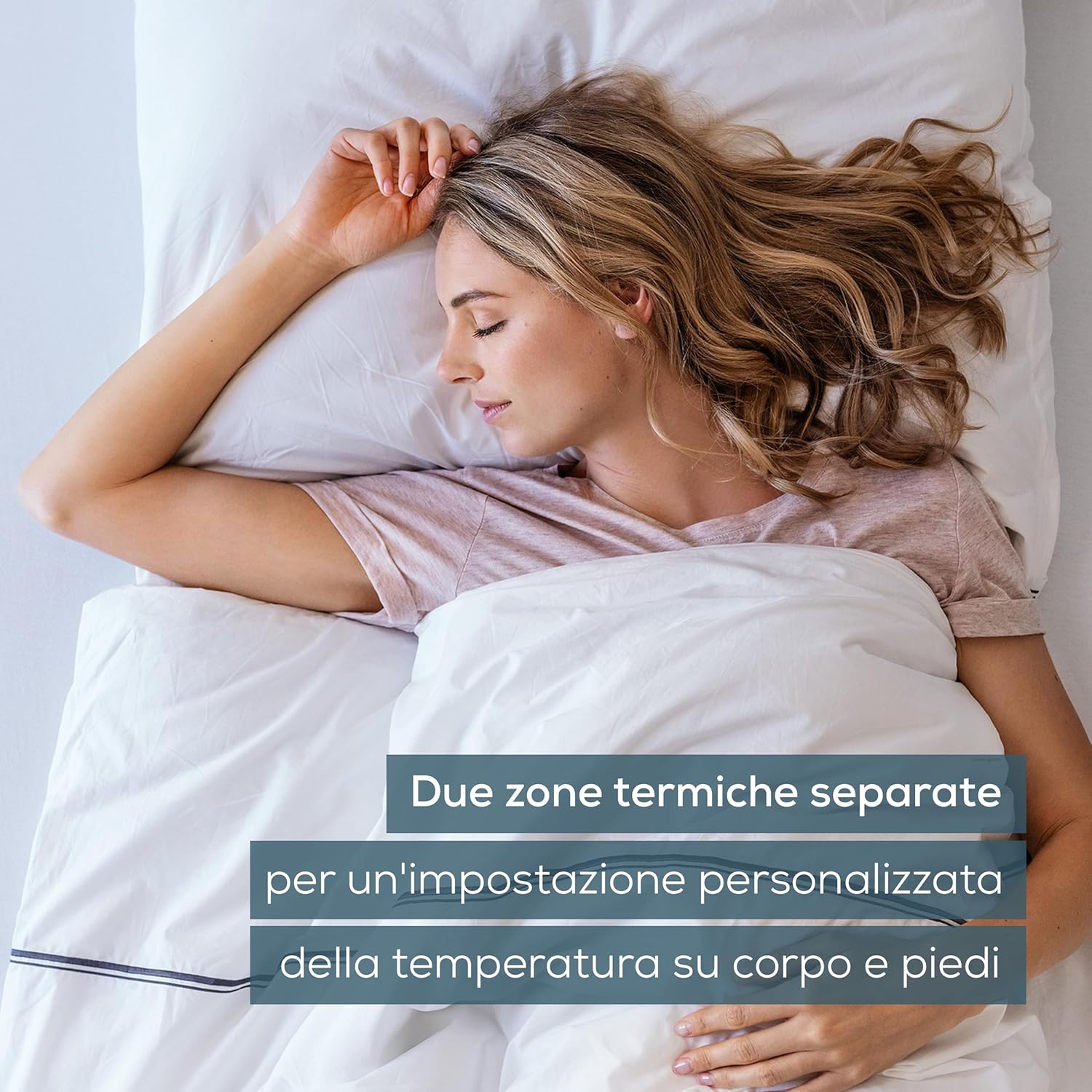 Detalle de Beurer UB 90 Coprimaterasso Termico 150x80 cm – doppia zona riscaldante