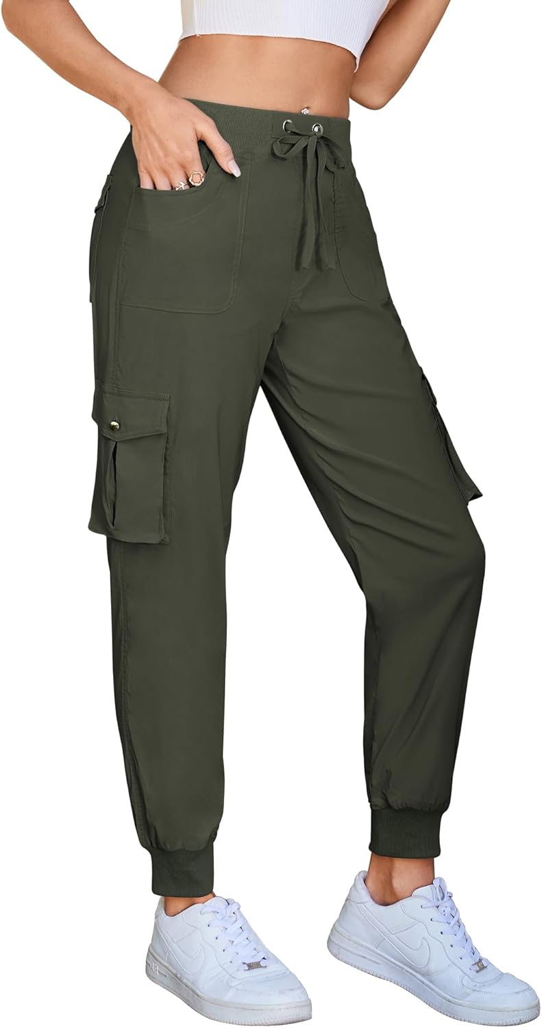 Thumbnail 5 de Hormtaer Women’s 3/4 Cargo Capri Joggers with 6 Pockets – Summer Outdoor Hiking Trousers