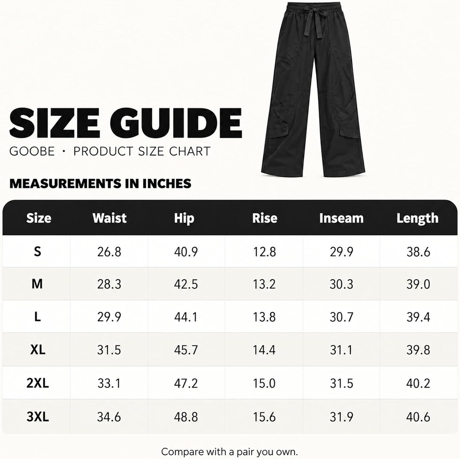 Thumbnail 6 de GooBe Women's Wide-Leg Travel Pants