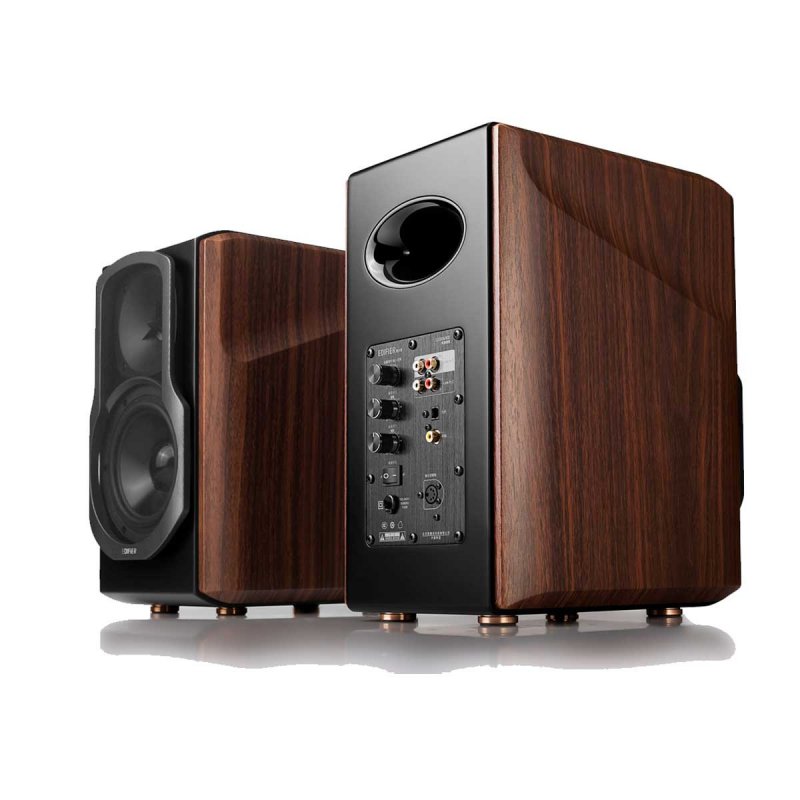 Detalle de Edifier S2000 MKIII altavoces 130W Bluetooth madera