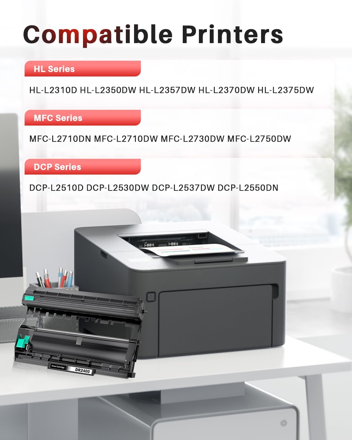 Detalle 2 de Halloya DR2400 Trommel 12.000 Seiten (2er)