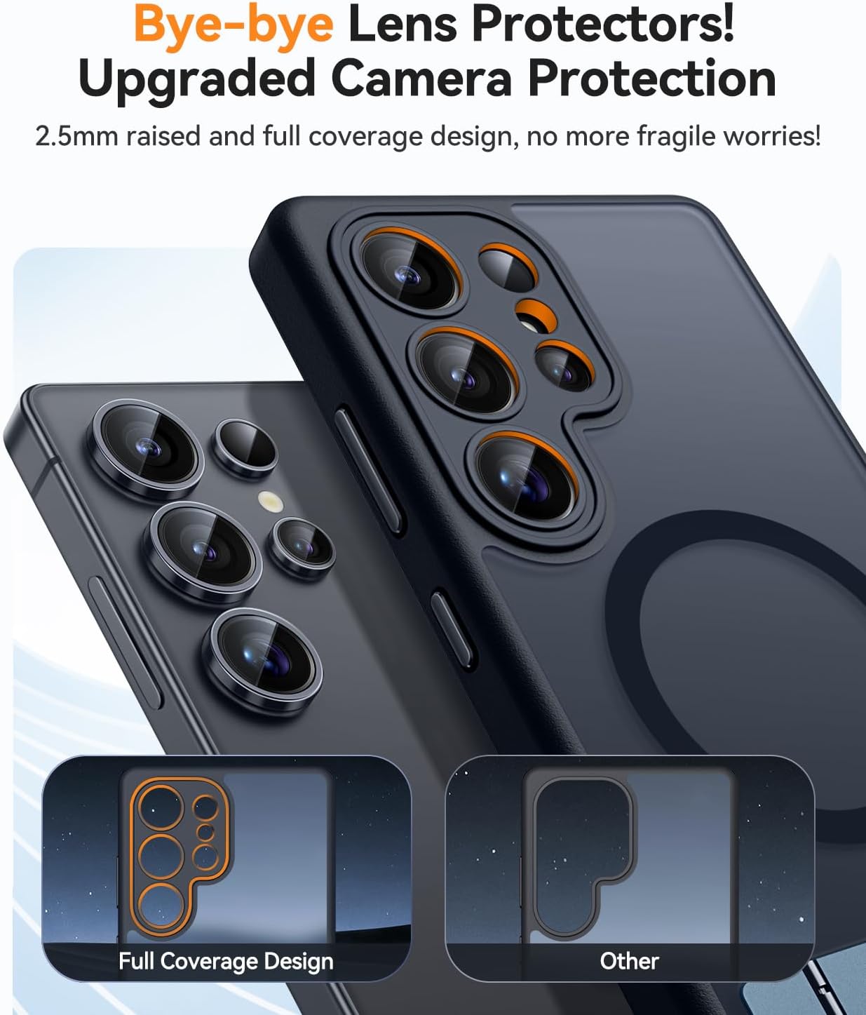 Thumbnail 3 de Coque Magnétique CANSHN pour Samsung Galaxy S25 Ultra 6,9" – Béquille en métal et protection caméra renforcée