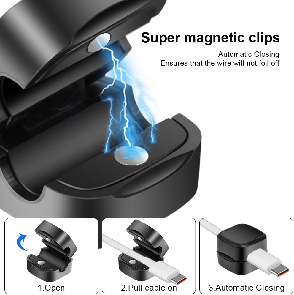 Thumbnail 3 de Alaoo Clips gestion câbles 12 pièces 🧰