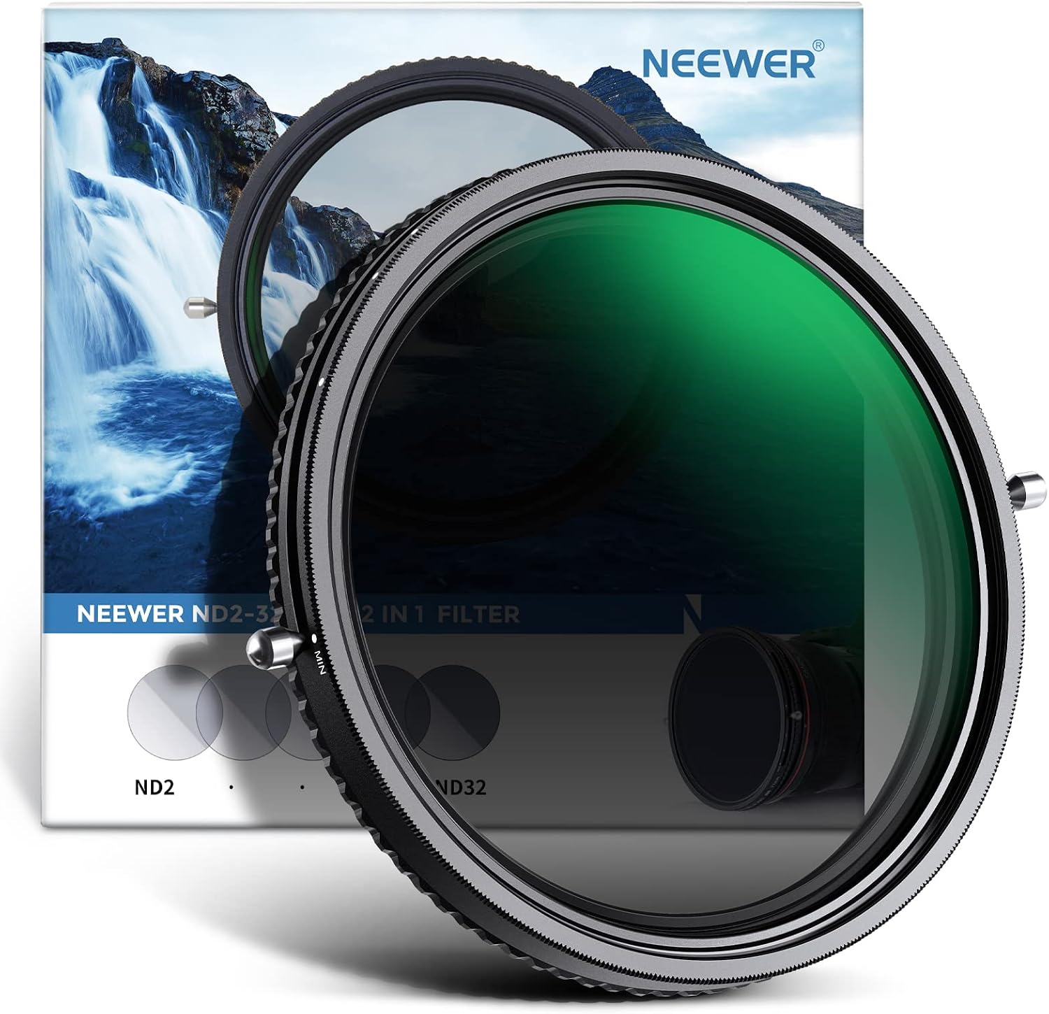 Detalle de Neewer 77mm Variable ND+CPL Filter