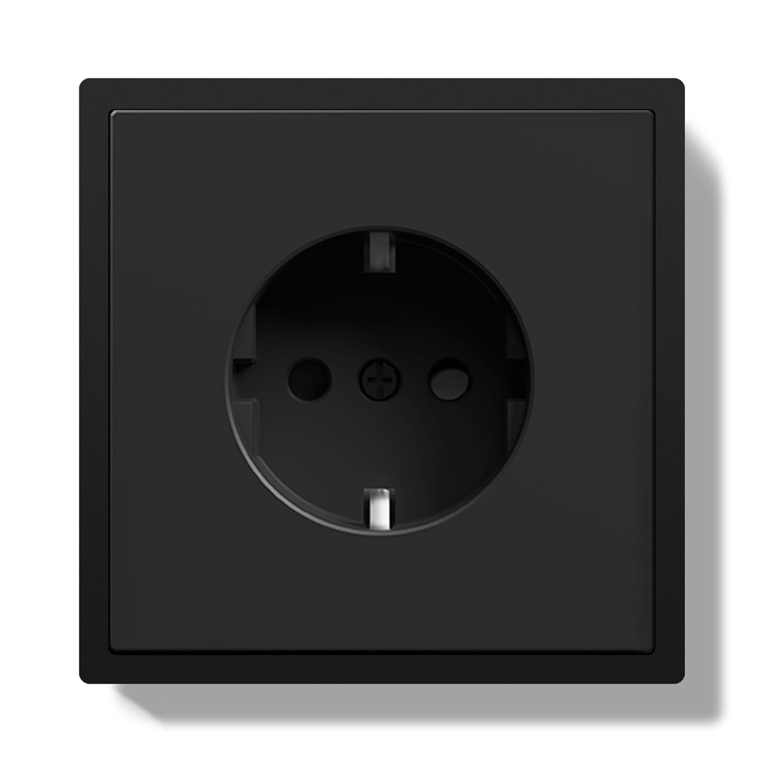 BSEED Schuko Steckdose Unterputz 16 A schwarz 🔌