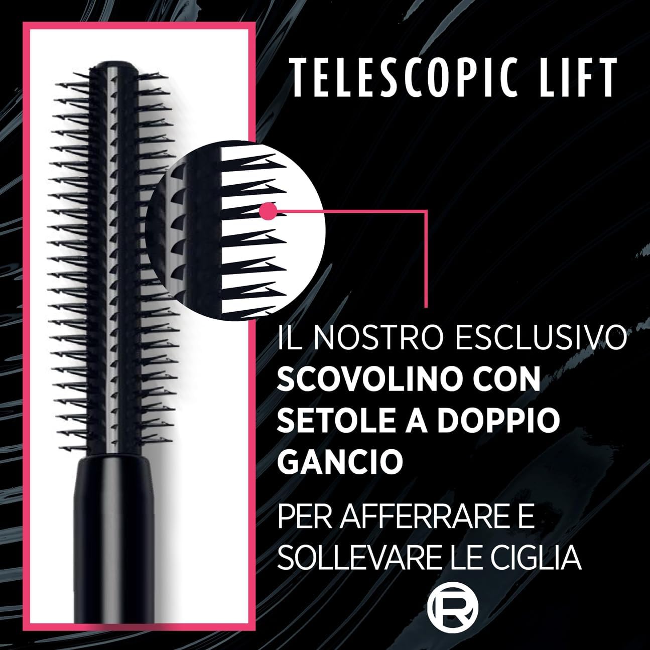 Detalle de L'Oréal Paris Telescopic Lift Extra Black: mascara che allunga, volumizza e mantiene a lungo