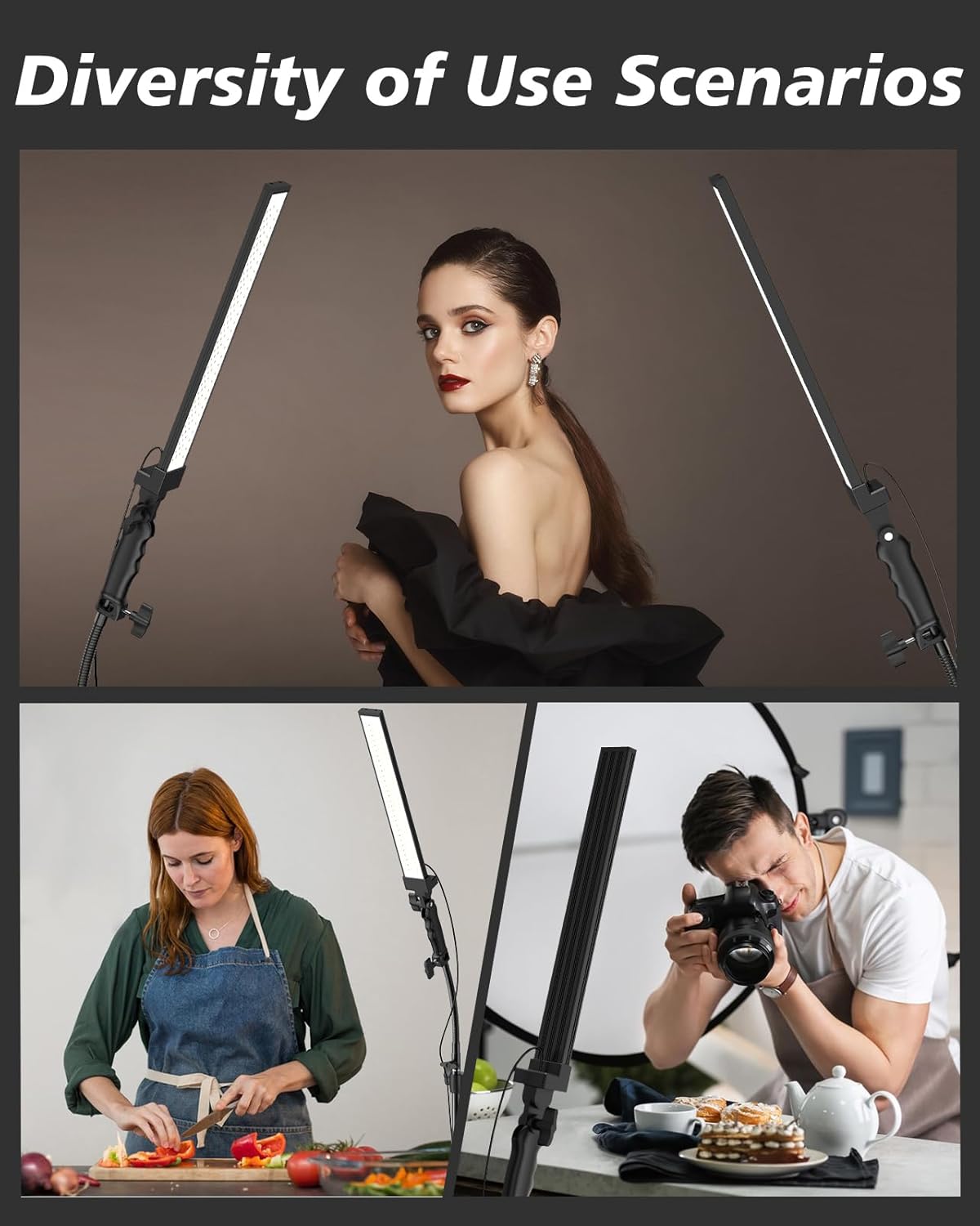 Thumbnail 5 de Heysliy Photography Studio LED Lighting Kit 2m