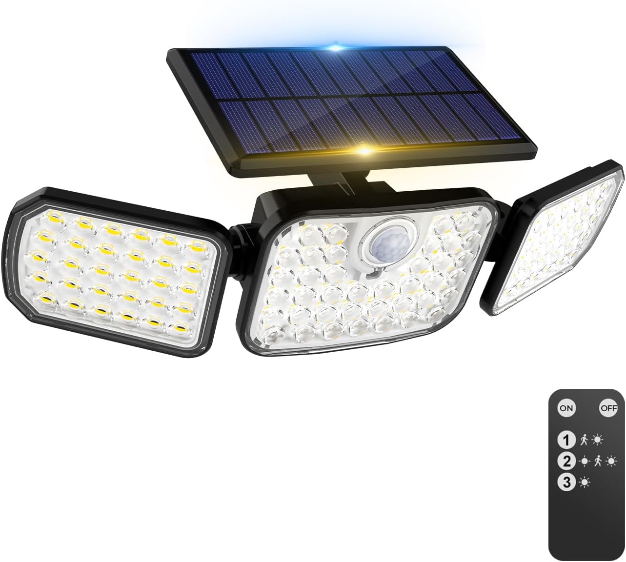 Detalle de Peasur 3-Head Solar Security Lights