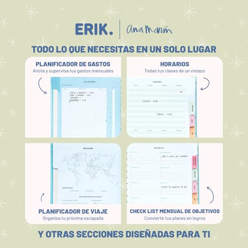 Detalle 2 de Grupo Erik Agenda escolar 2026 2027 Semana Vista Ana Marin en Español