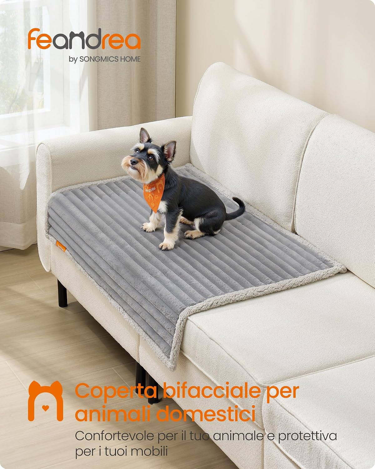 Detalle 2 de Feandrea tappeto impermeabile per cani 102 x 73 cm