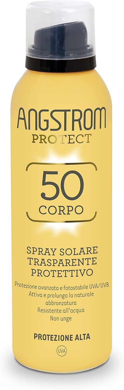 Detalle 2 de Angstrom Protect Spray Solare Trasparente SPF 30, 200 ml — protezione efficace e assorbimento immediato