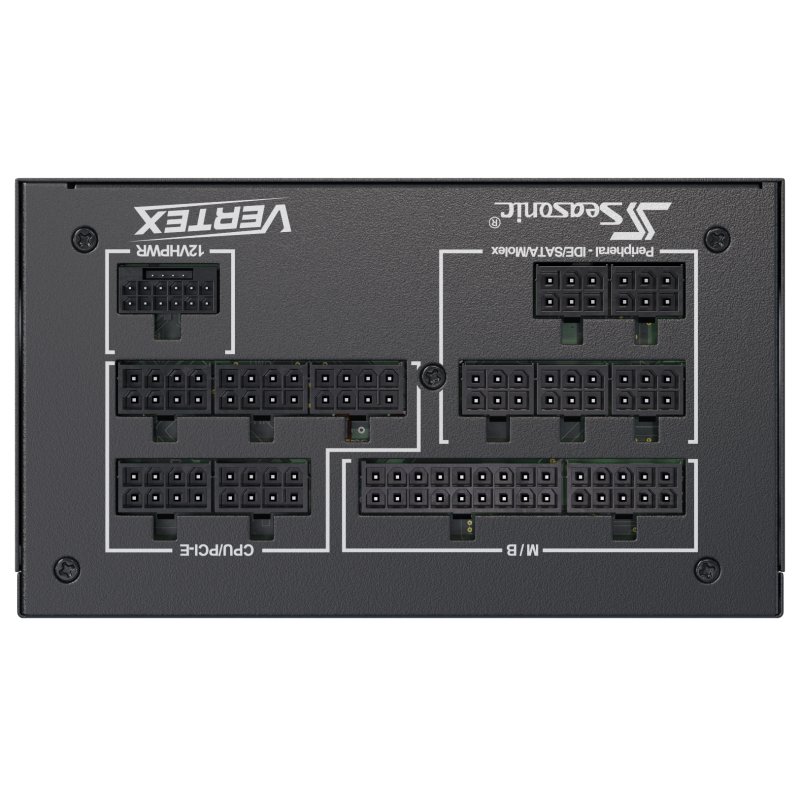 Detalle 2 de Seasonic Vertex GX-1200 1200W 80 Plus Gold Full Modular: potencia sobria para sistemas exigentes