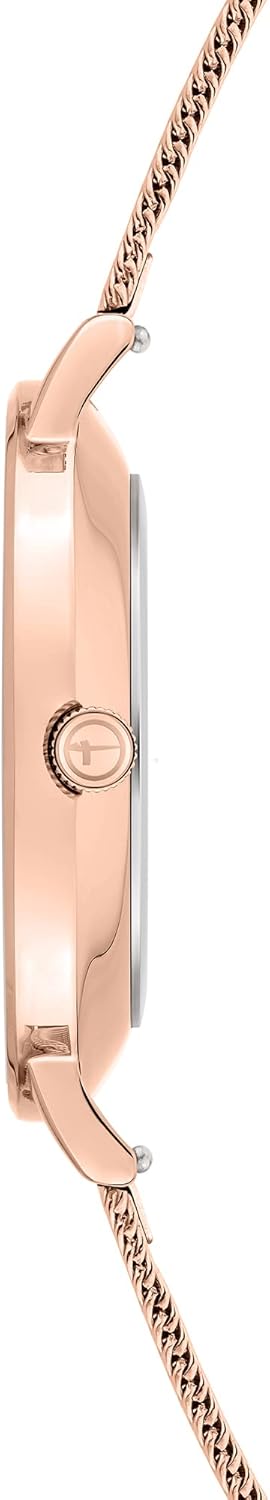 Thumbnail 1 de Tamaris Damenuhr „Schlichte“ mit roségoldfarbenem Metallgehäuse, Mineralglas und Quarzwerk