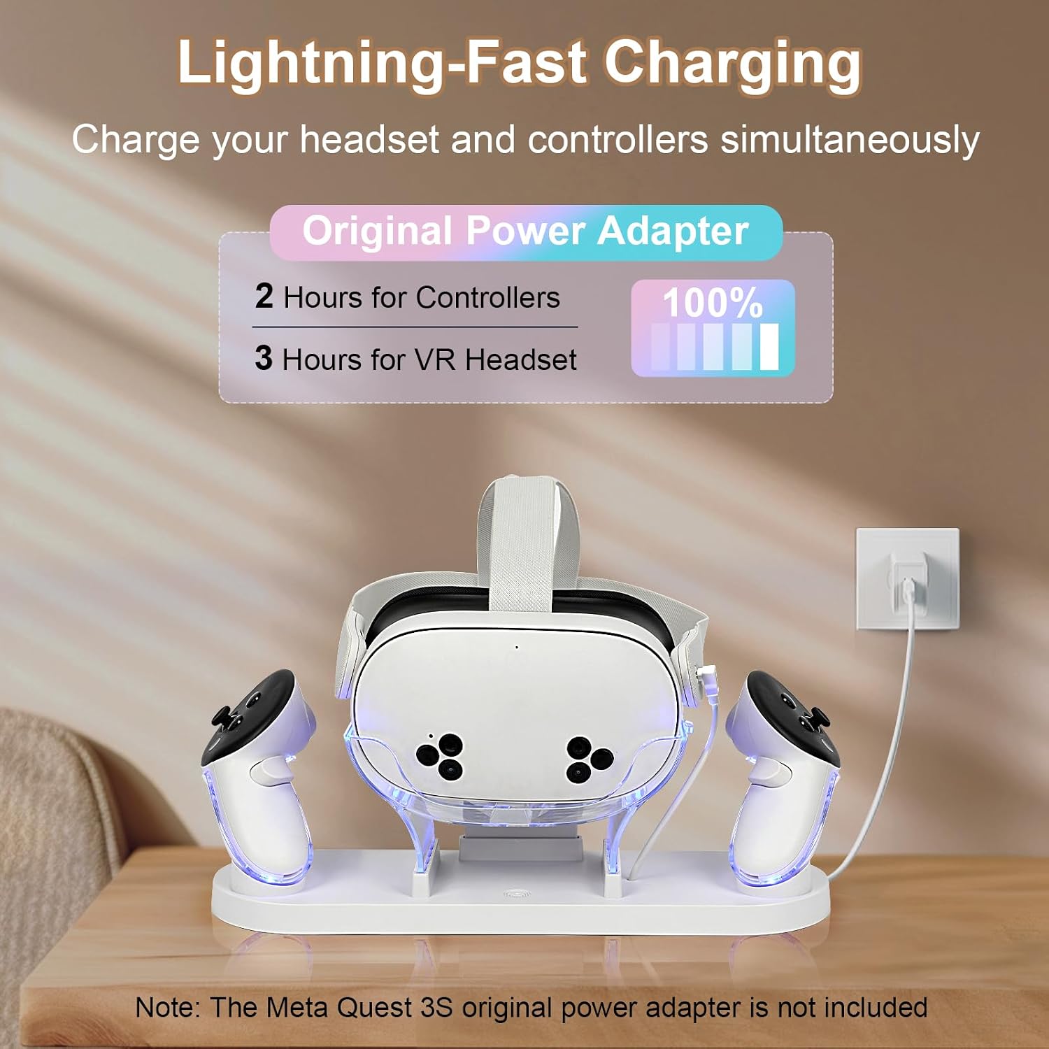 Detalle 2 de Growalleter Charging Dock for MetaQuest 3S