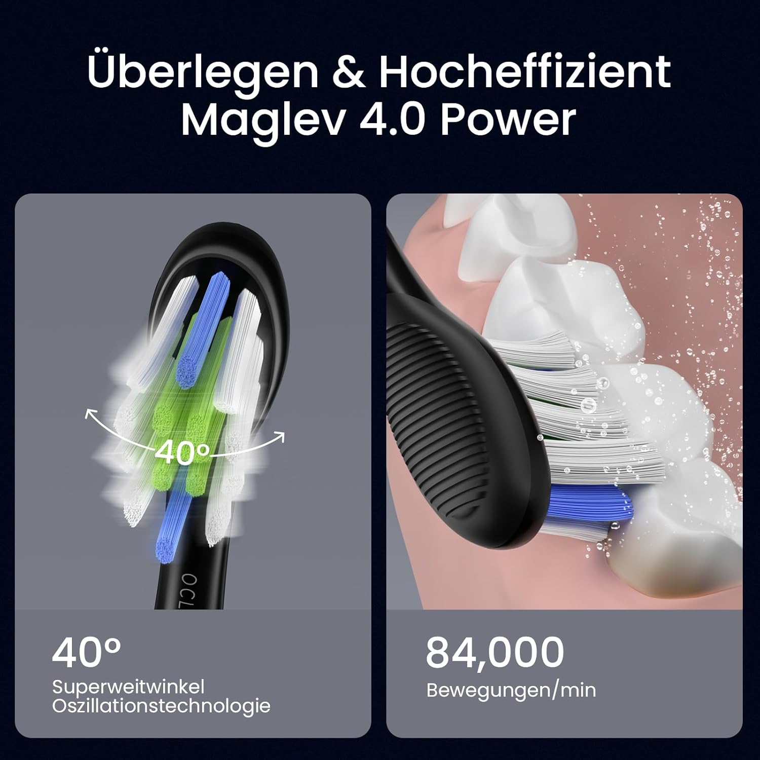 Thumbnail 4 de Oclean X Elite 10 Set – Schallzahnbürste mit 5 Putzmodi, App-Feedback und Reiseetui