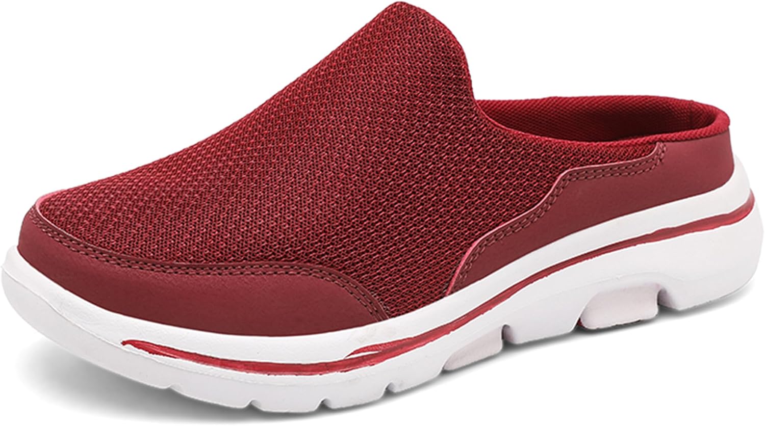 Imagen de SMajong Slip on Mules: Breathable Knit Garden Slippers for Indoor & Outdoor Use en OfertitasTOP
