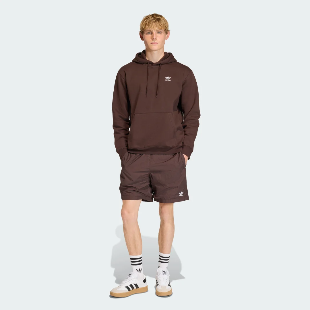 Detalle de Sudadera holgada con capucha Trefoil Essentials de Adidas