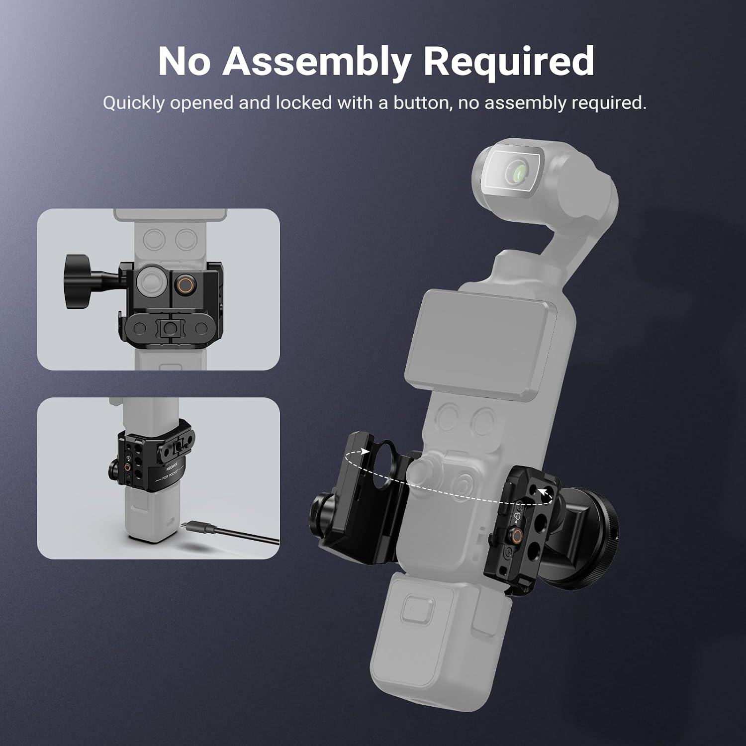 Detalle de NEEWER Gimbal Camera Cage for Xtra Muse & DJI Osmo Pocket 4 (AC069)