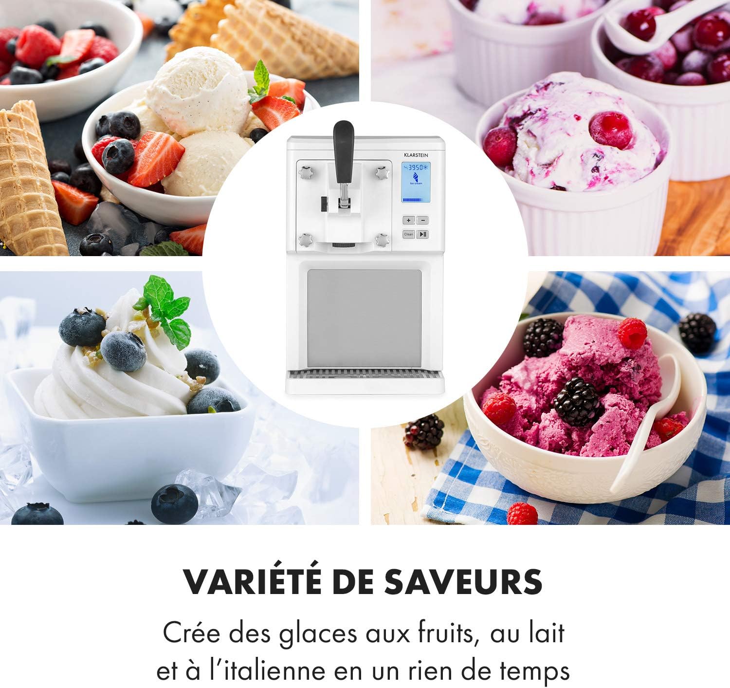 Detalle 2 de Klarstein Sweet Sundae sorbetière 1,5L