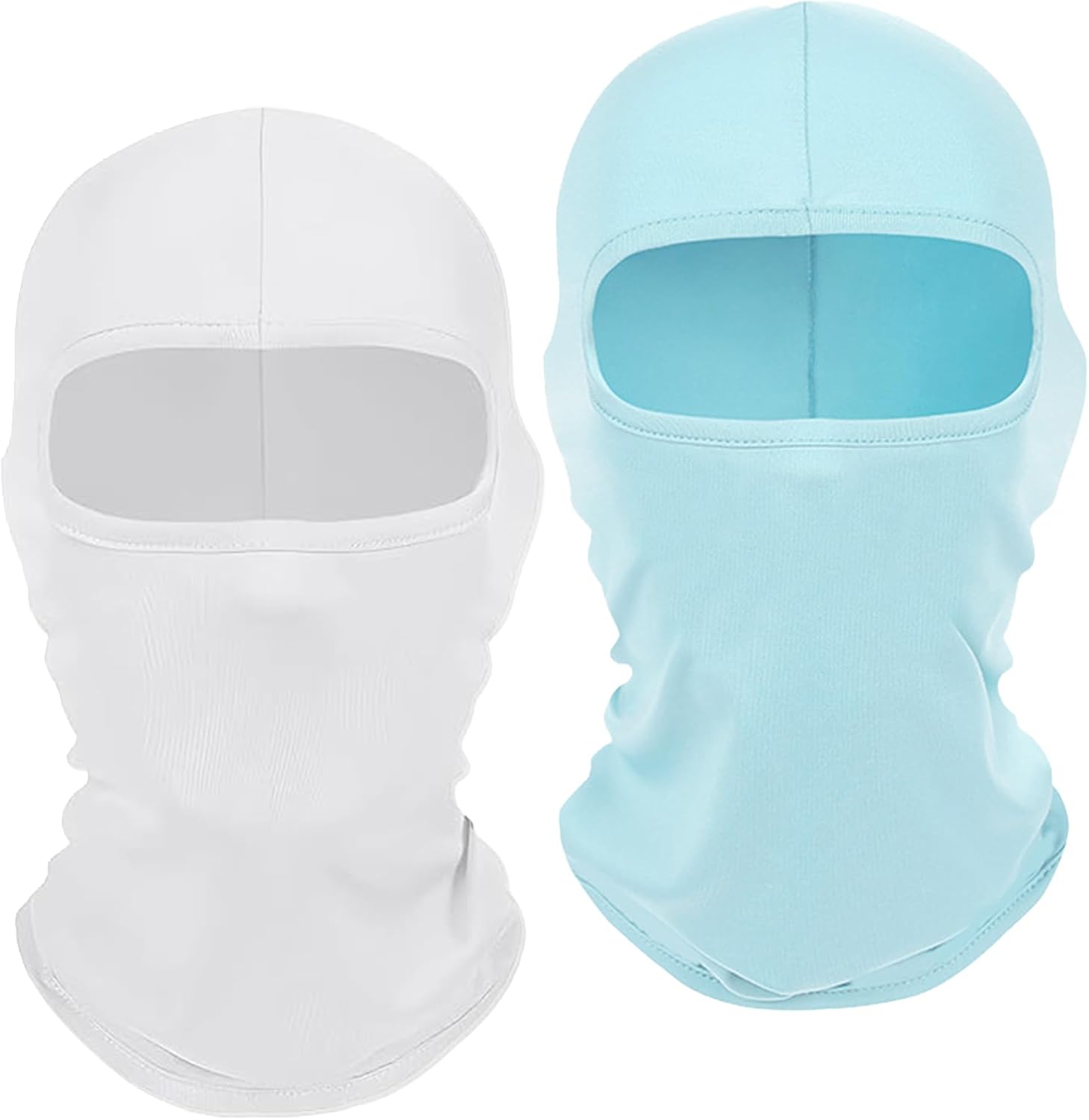 Detalle de xipixiao 2-Piece Balaclava Ski Mask, 4-Way Stretch, Full-Face Coverage