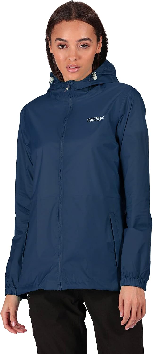 Thumbnail 1 de Regatta Womens Pack-It III Jacket: Waterproof Pack Away Coat in Black