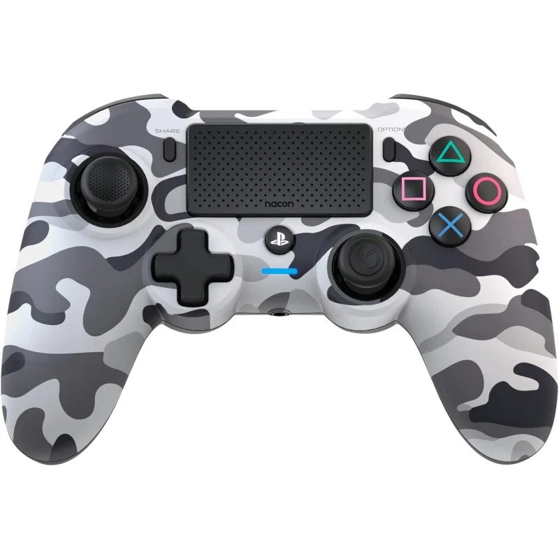 Detalle de Nacon Asymetric Mando PS4 inalámbrico 7 h Camuflaje Gris