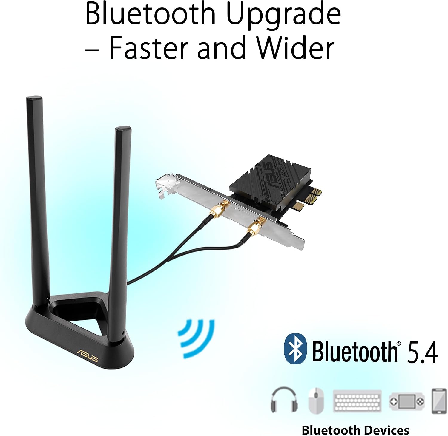 Detalle de ASUS PCE-BE92BT WiFi 7, carte 6 GHz