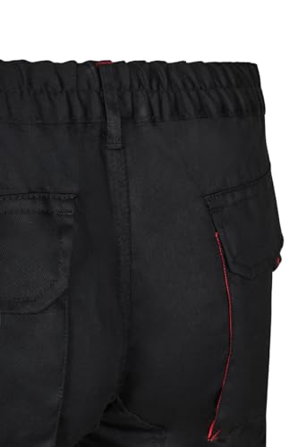 Thumbnail 8 de VELILLA 103004 Pantalón de Trabajo – Negro y Rojo, Talla 44