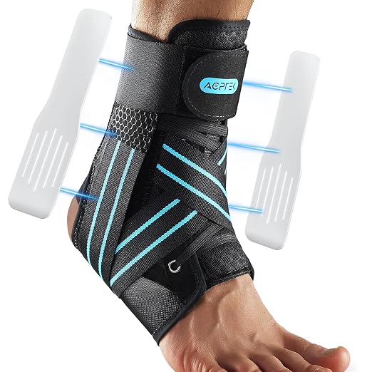 Detalle de AGPTEK Tobillera para Esguince con Refuerzo Lateral 🦶