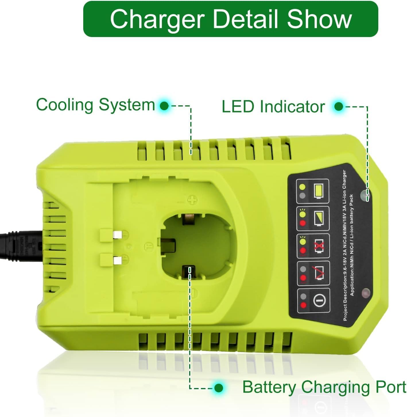 Thumbnail 3 de RB18L50 18V 5,5Ah Batterie Ryobi + BCL14181H