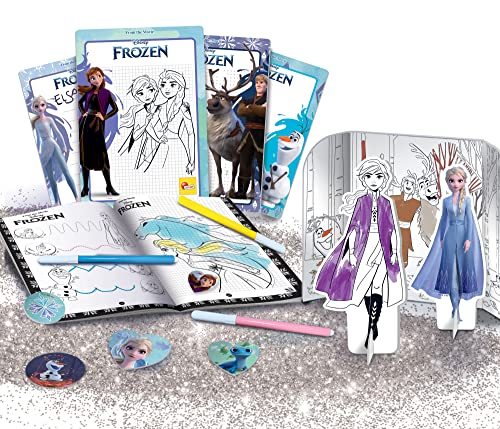 Thumbnail 1 de Liscianigiochi Frozen Coloring e Drawing School: Zainetto con Lavagnette, Manuale e Pennarelli Multicolore (92925)