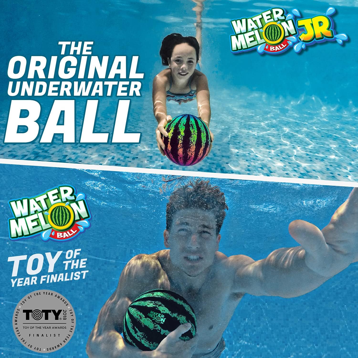 Thumbnail 1 de Watermelon Ball Pool Toys for Adults and Family (2-Pack) for Pool, Beach & Backyard Water Games