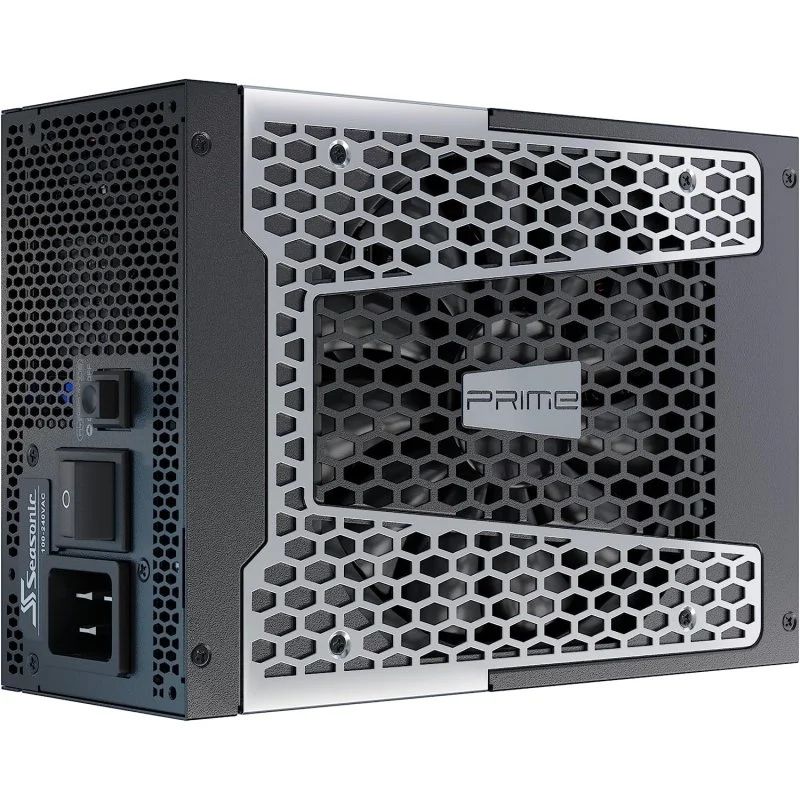 Detalle 2 de Seasonic 1600W Platinum ATX modular, ventilador inteligente