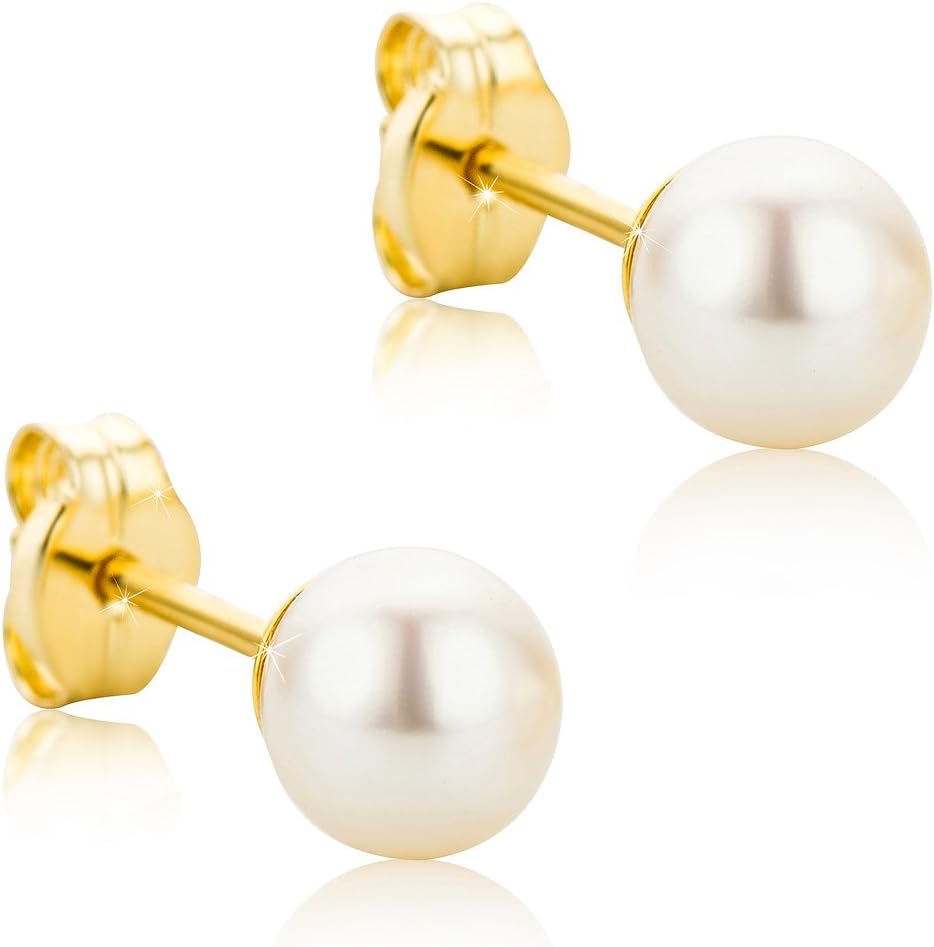 Detalle de Orovi orecchini 9Kt con perle 0,28 g