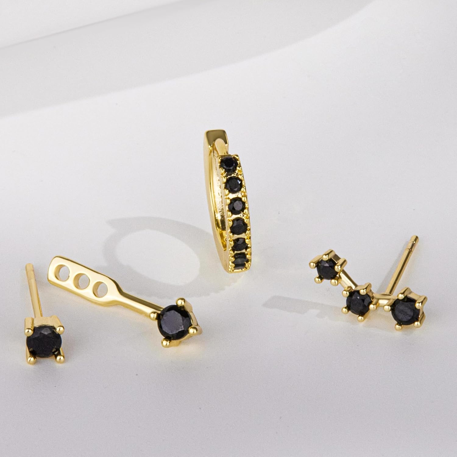 Thumbnail 6 de Small Earrings Set, Brass