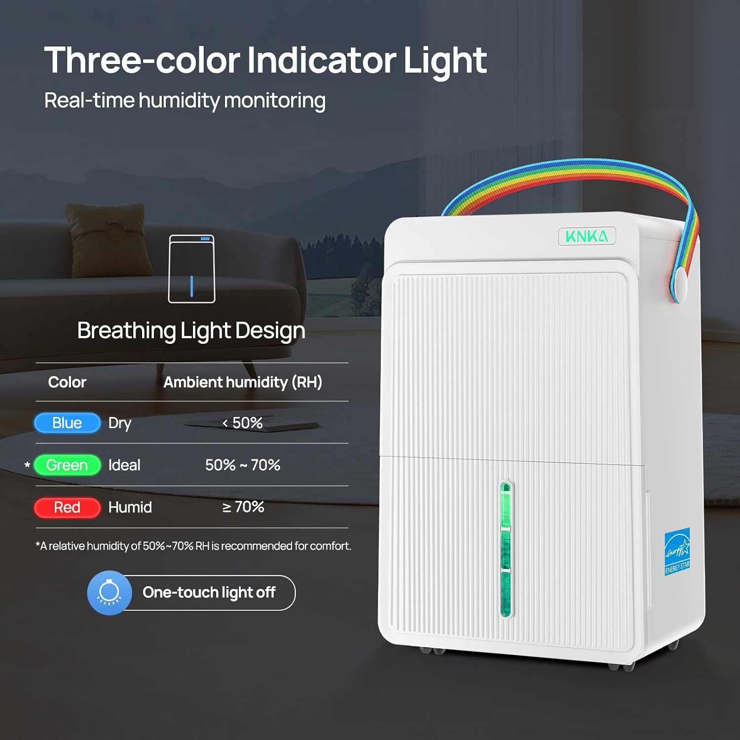 Detalle 2 de KNKA Dehumidifier 74-Pint