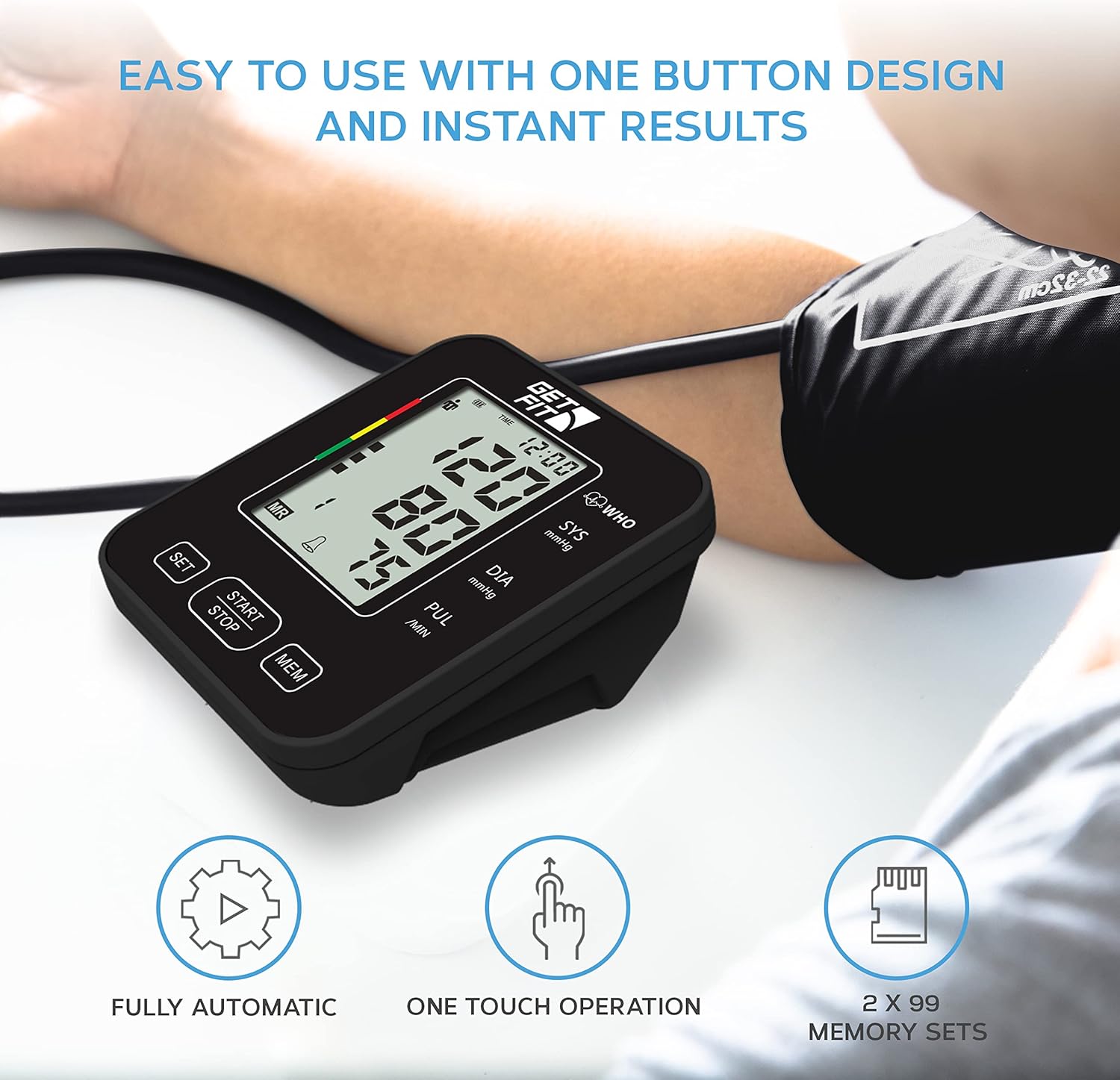 Thumbnail 2 de Get Fit Blood Pressure Monitor UK Home Use