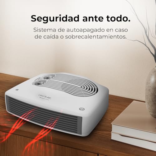 Detalle de Cecotec Calefactor Eléctrico Bajo Consumo ReadyWarm 3000 Horizon White