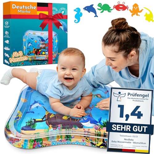 Detalle de NouBaby Wassermatte – BPA-freie Aquamatte für Baby ab 3 Monaten