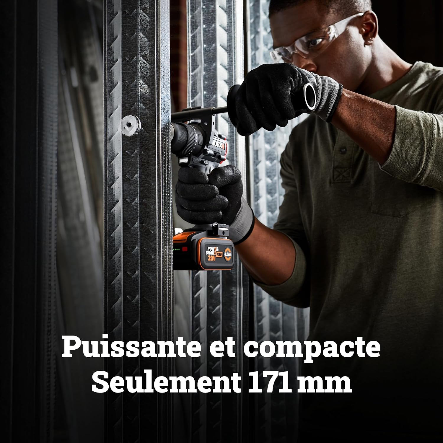 Thumbnail 4 de WORX WX356.9 Perceuse-visseuse à percussion sans fil 20V — compact et puissante