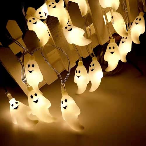 Detalle de Guirlande lumineuse fantômes Huayifa 3 m, 20 LED